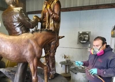 Bronze sculpture restoration: history, craftsmanship