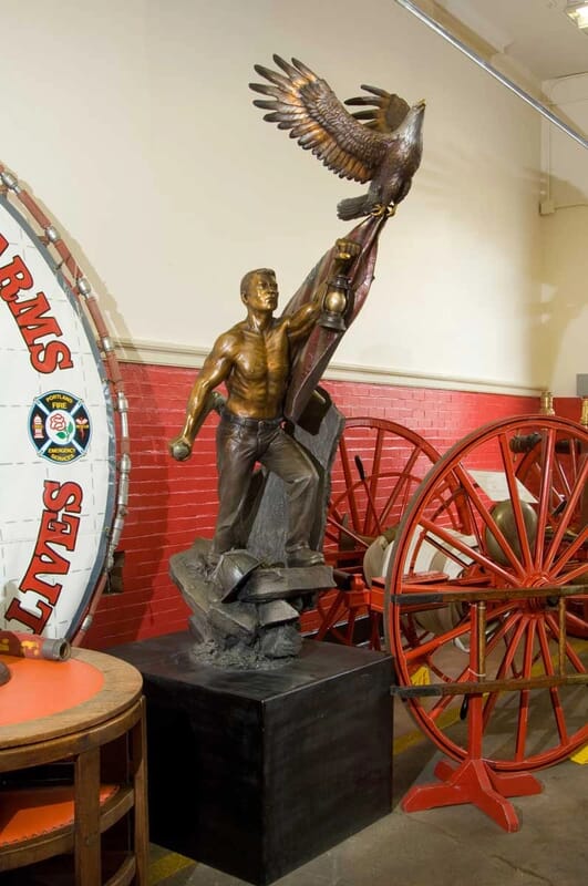 9/11 Memorial Bronze Sculpture - Caswell Sculpture