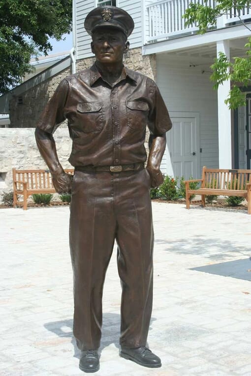 Admiral Nimitz Bronze Sculpture-1