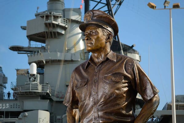 Admiral Nimitz Bronze Sculpture