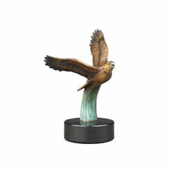 Bronze Bald Eagle Sculpture