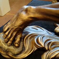 Bronze Baptism of Christ Sculpture-3