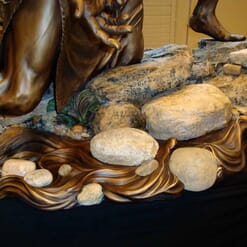 Bronze Baptism of Christ Sculpture-6