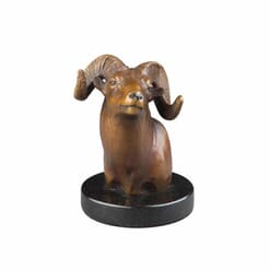 Bronze Big Horn Sheep Sculpture-mini