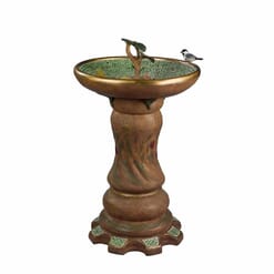 Bronze Bird Fountain Sculpture