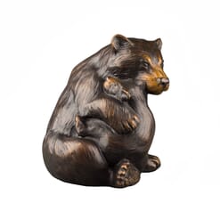 Bronze Black Bear and Cub Sculpture
