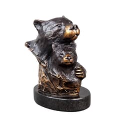 Bronze Bookend - Bear Hug