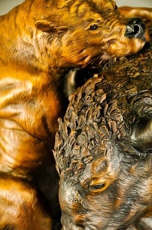 Bronze Bull and Bear Sculpture-2