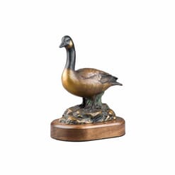 Bronze Canadian Goose Sculpture-mini