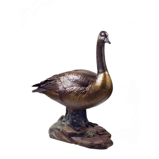 Bronze Canadian Goose Sculpture