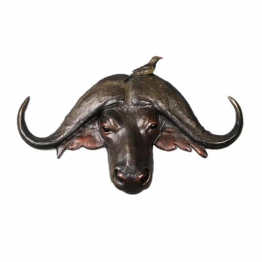 Bronze Cape Buffalo Sculpture