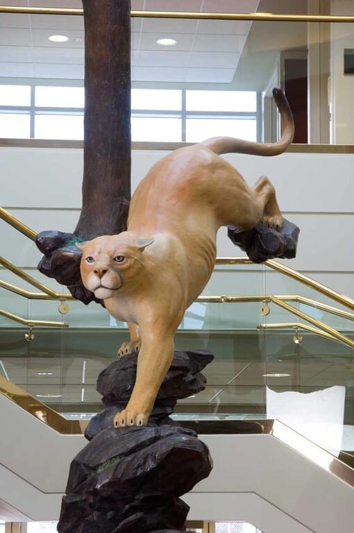 Bronze Cougar Sculpture-1