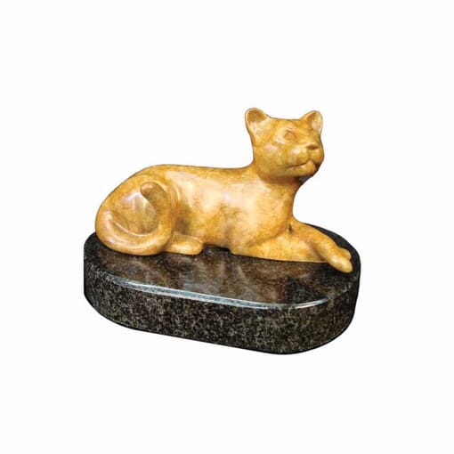Bronze Cougar Sculpture - Mini
