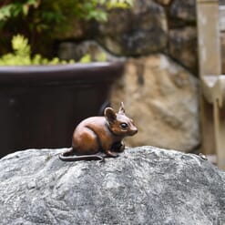 Bronze Deer Mouse Sculpture-1