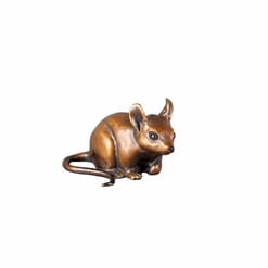 Bronze Deer Mouse Sculpture