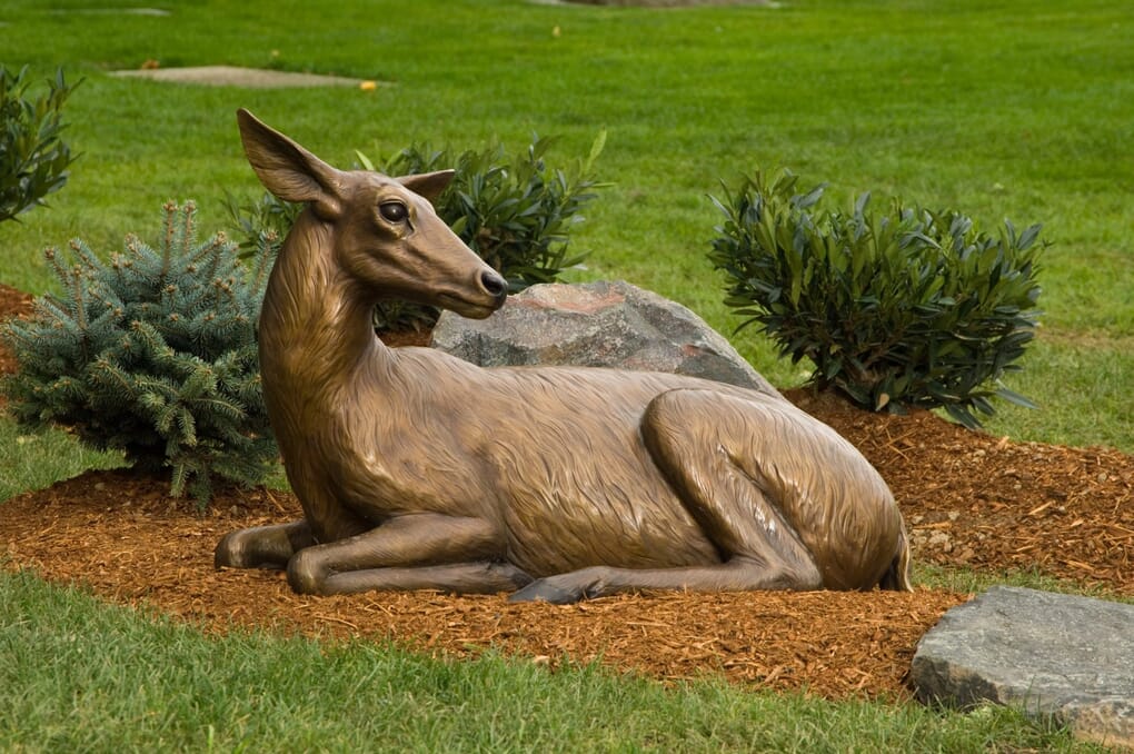Bronze Doe Sculpture-2