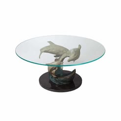 Bronze Dolphin Table Sculpture