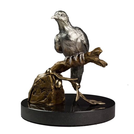 Bronze Dove Sculpture-1