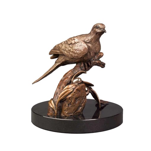 Bronze Dove Sculpture-2
