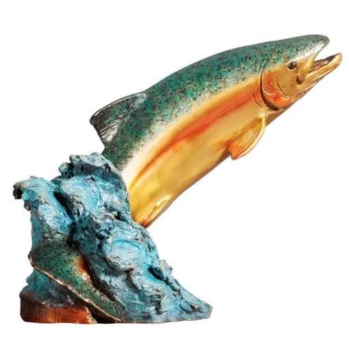Bronze Fish Sculpture - Splash Dance