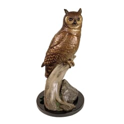 Bronze Great Horned Owl Sculpture