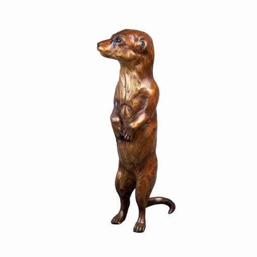 Bronze Meerkat Sculpture-1