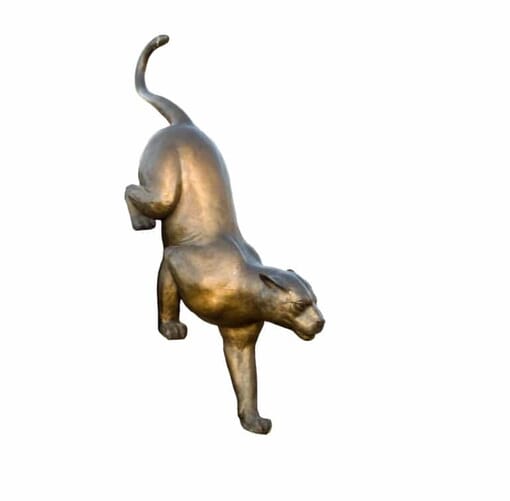 Bronze Mountain Lion Sculpture