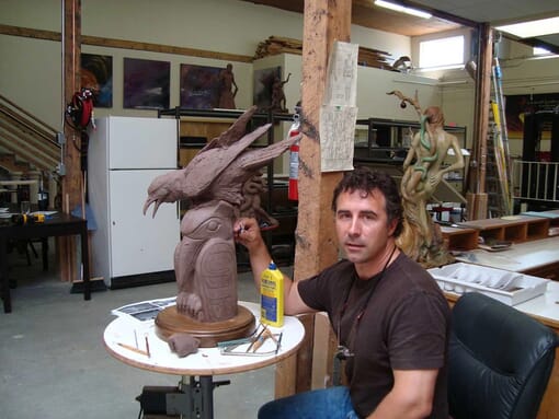 Bronze Raven Sculpture-4