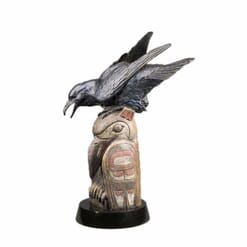 Bronze Raven Sculpture
