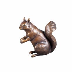 Bronze Western Native Squirrel Sculpture