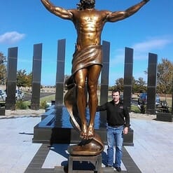 Christ Bronze Sculpture - Ascension-4