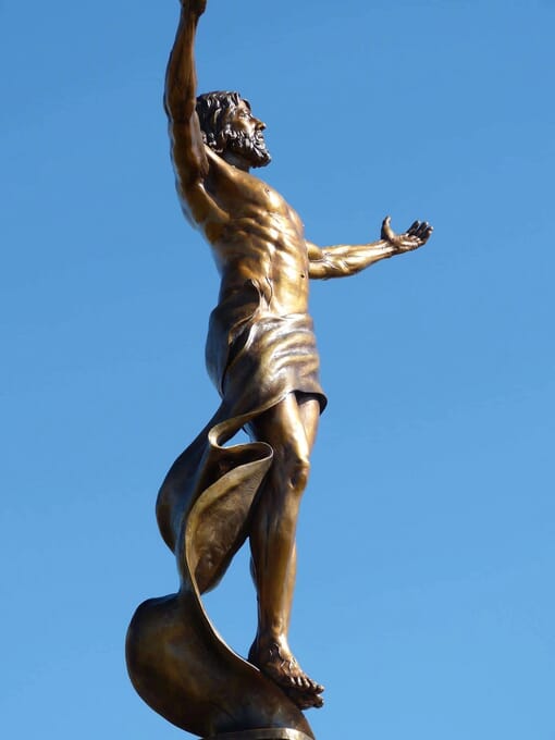 Christ Bronze Sculpture - Ascension-5
