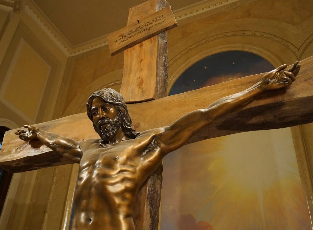 Crucifixion Bronze Sculpture - Caswell Sculpture