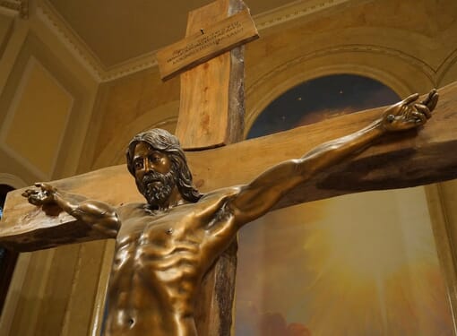 Crucifixion Bronze Sculpture-1