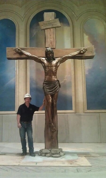 Crucifixion Bronze Sculpture
