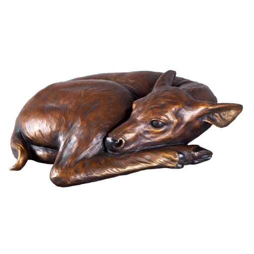 Deer Bronze Sculpture - Black-Tailed Fawn