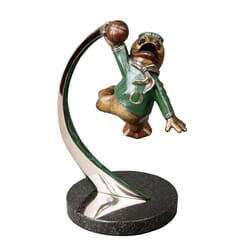 Duck Mascot Bronze Sculpture - Slam Duck-1
