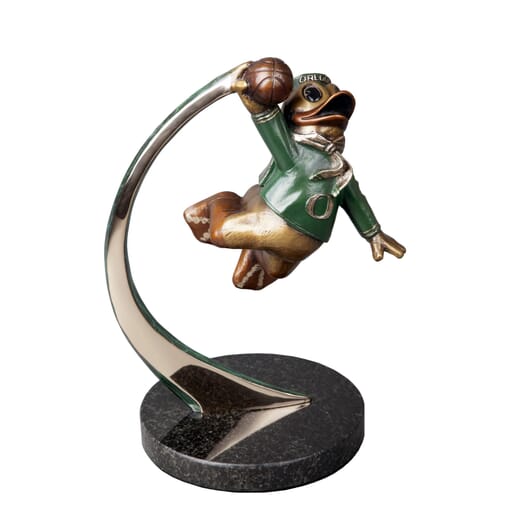Duck Mascot Bronze Sculpture - Slam Duck