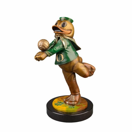 Duck Mascot Bronze Sculpture