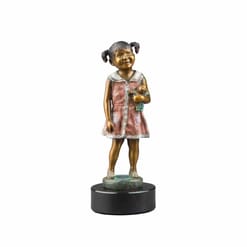 Girl Bronze Sculpture-mini