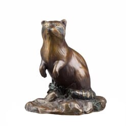 Raccoon Bronze Sculpture - Bandit