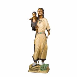 Sacagawea Bronze Sculpture-1