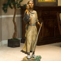 Sacagawea Bronze Sculpture