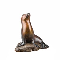 Sea Lion Bronze Sculpture - Beach Bum