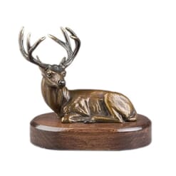 Bronze Mule Deer Sculpture - Noble Presence-mini